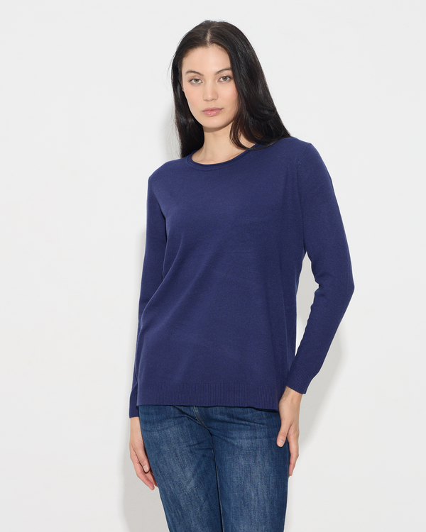 Μπλούζα πλεκτή με μακριά μανίκια