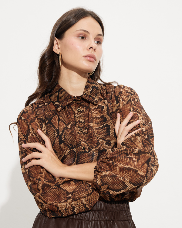 Πουκάμισο σε animal print