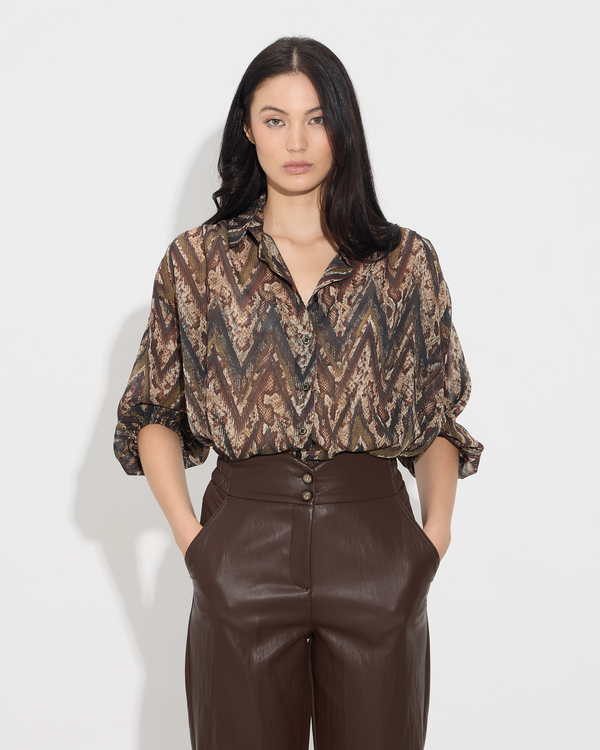 Πουκάμισο σε animal print